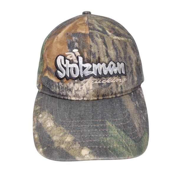 Stolzman Trucking Slideback Hat Camouflage OSFA Adjustable Embroidered Katl - Picture 1 of 8